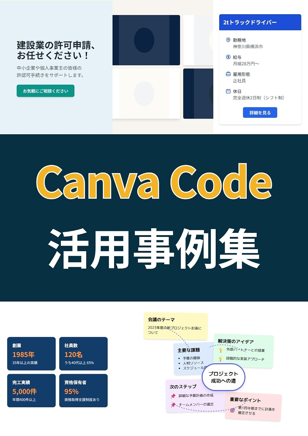 Canva Code活用事例集